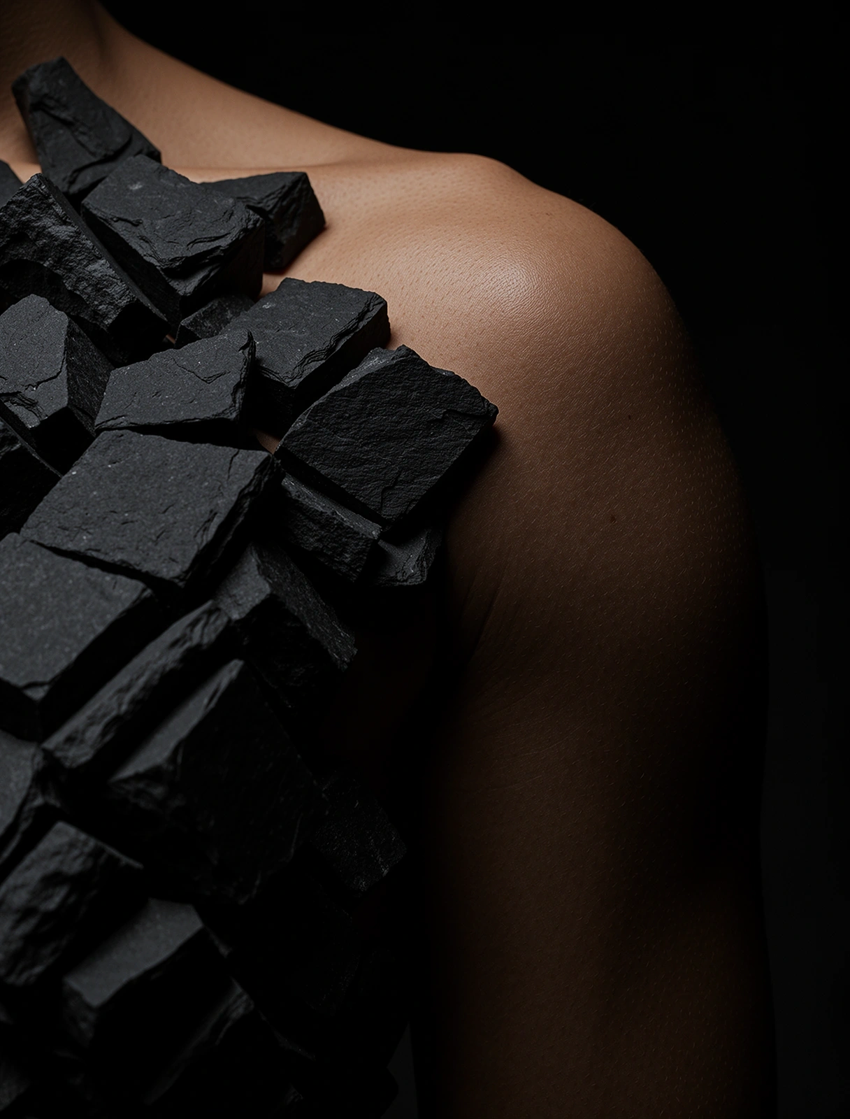 The intersection of architectural stone and human movement